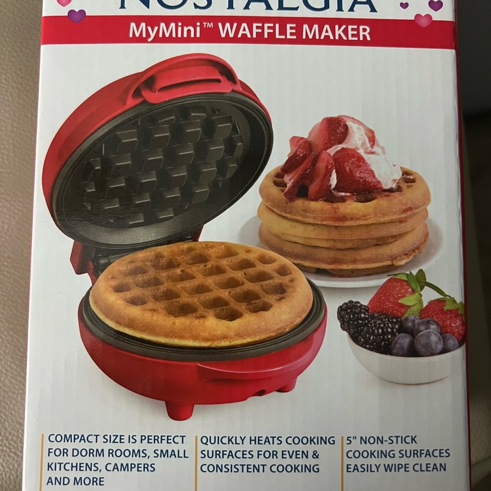 Waffle maker mini